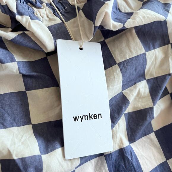 WYNKEN girls  Blue & White check Cuore Sun Dress size 12. NWT - Picture 7 of 8